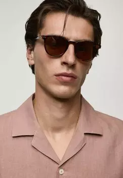 Рубашка Atrani Mango, розовая пастель