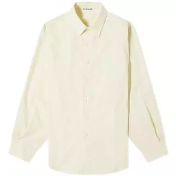 Рубашка Auralee Washed Finx Shirt, цвет Light Yellow