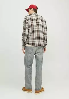 Рубашка AUTUMN CHECK Jack & Jones, кремовый
