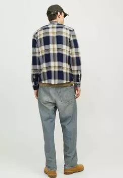 Рубашка AUTUMN CHECK Jack & Jones, темно-синий