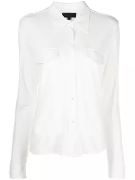 Рубашка Aveline с накладными карманами Nili Lotan, белый