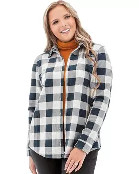 Рубашка Aventura Clothing Luscious Plaid, цвет Sky Captain