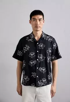 Рубашка Avery Resort Embroidered rag & bone, черная