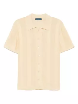 Рубашка ажурной вязки Daniele Fiesoli, нейтральный