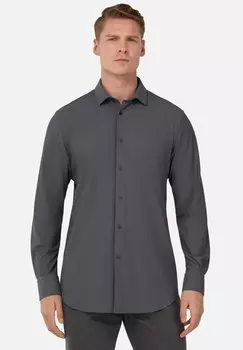 Рубашка B TECH STRETCH Boggi Milano, темно-серый