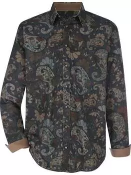 Рубашка BABISTA, цвет dunkelblau gemustert