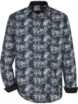 Рубашка BABISTA, цвет dunkelblau gemustert