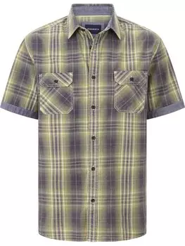 Рубашка BABISTA Regular fit Button Up Dartilo, желтый/зеленый