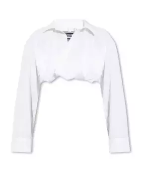 Рубашка Bahia с короткими рукавами Jacquemus, белый