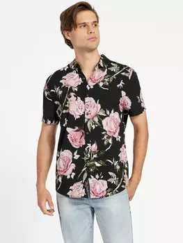 Рубашка Бэйн Роуз Guess Factory, черный
