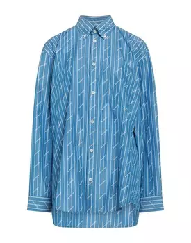 Рубашка Balenciaga, голубой