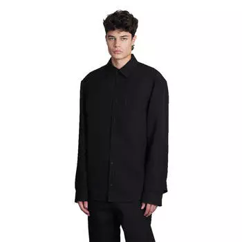 Рубашка Balenciaga In Wool, чёрный