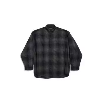 Рубашка Balenciaga Oversize, серый/черный