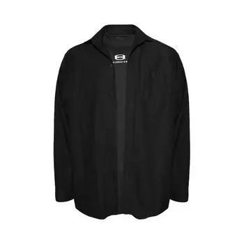 Рубашка Balenciaga Unity Sports Icon Layered Oversized Shirt, черный