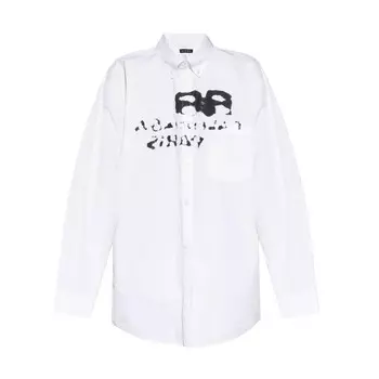 Рубашка Balenciaga With Pocket, белый