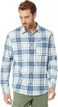 Рубашка Banchor Long Sleeve Flannel Quiksilver, цвет Snow White Banchor