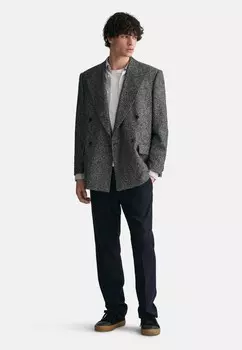 Рубашка BANKER STRIPE OXFORD GANT, синий