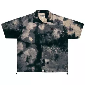 Рубашка BAPE Chusen One Point Open Collar Shirt, черный