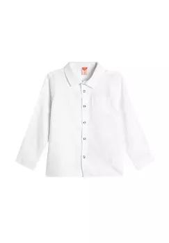 Рубашка BASIC LONG SLEEVE BUTTON DETAIL Koton, цвет white