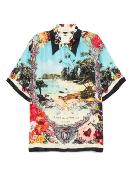 Рубашка Bathing Bombshell Camilla, синий