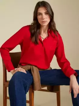 Рубашка Baukjen Lillith Drape, цвет crimson red