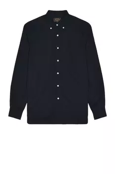 Рубашка Beams Plus B.D Color Broad, темно-синий