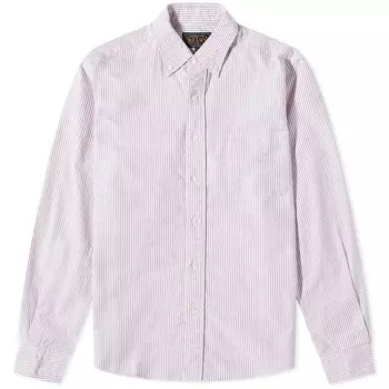 Рубашка Beams Plus Button Down Candy Stripe Shirt