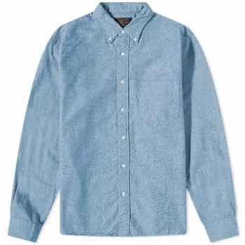Рубашка Beams Plus Button Down Chambray Shirt