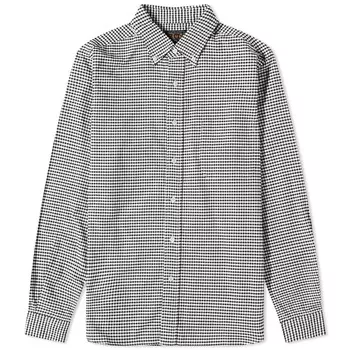 Рубашка Beams Plus Button Down Gingham Oxford Shirt