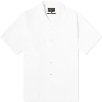 Рубашка Beams Plus из перуанского пима для отдыха, белый