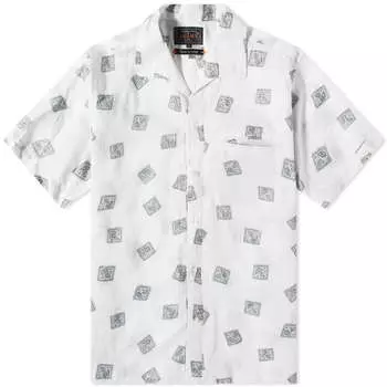 Рубашка Beams Plus Short Sleeve Italian Collar Shirt