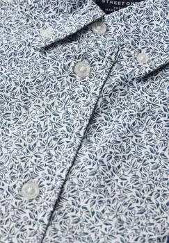 Рубашка BEDRUCKTES Street One MEN, белый деним