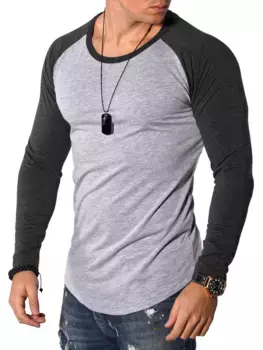 Рубашка behype с длинными рукавами "RIO L/S", фасона oversize, с рукавами реглан, черный