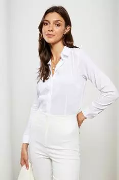 Рубашка – белая – стандартного кроя LC Waikiki, белый