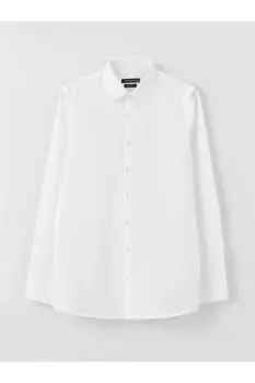 Рубашка – белая – стандартного кроя LC Waikiki, белый