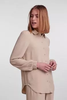 Рубашка – белая – стандартного кроя PIECES, белый