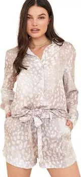 Рубашка bella dahl Flowy Button-Down, цвет Sand Spots Print