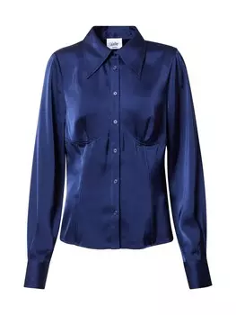 Рубашка Bella x ABOUT YOU Blouse Mary, синий/темно-синий