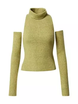 Рубашка Bella x ABOUT YOU June, цвет Yellow/Green