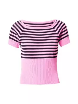 Рубашка Bella x ABOUT YOU Sienna, цвет Pink/Black