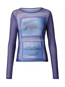 Рубашка Bella x ABOUT YOU, синий/темно-синий