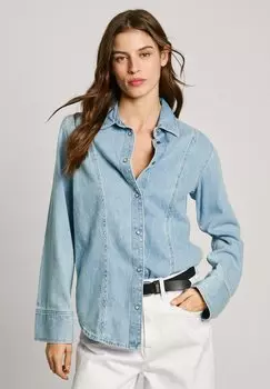 Рубашка BELLE STUD Pepe Jeans, цвет Oz Blue Lightweight Denim