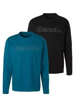Рубашка BENCH, цвет Petrol/Black