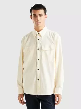 Рубашка Benetton, кремовый