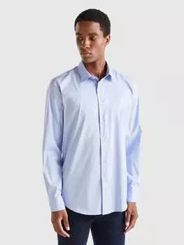 Рубашка Benetton, светло-синий