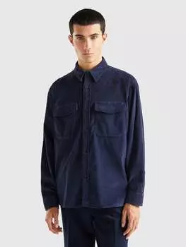 Рубашка Benetton, темно-синий