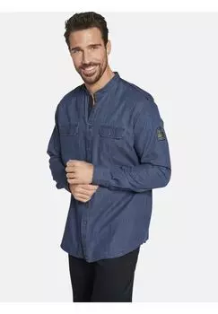 Рубашка БЕРДЕ JAN VANDERSTORM, синий