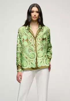 Рубашка BERGAMOTTO Luisa Spagnoli, зеленый
