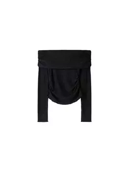 Рубашка Bershka, антрацит