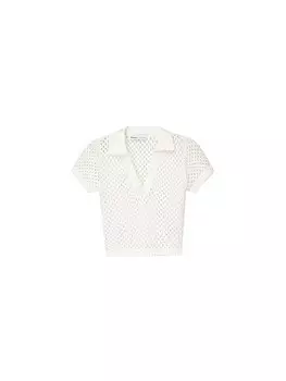 Рубашка Bershka, белый